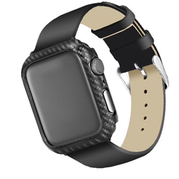 Kulfiber Beskyttende skal 40mm/44mm - iWatch 4/5 Svart 40mm