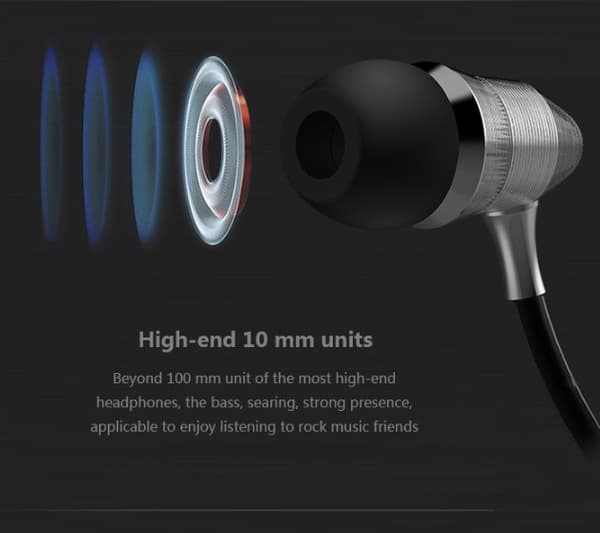 QKZ X6 Hörlurar (Metal-Version) Earphone In-ear Silver/Grå