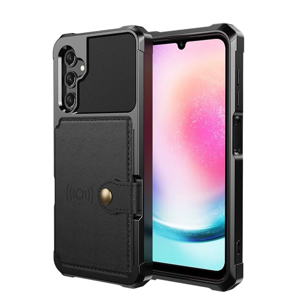 Samsung Galaxy A26 5G komplett plånboksskydd Röd