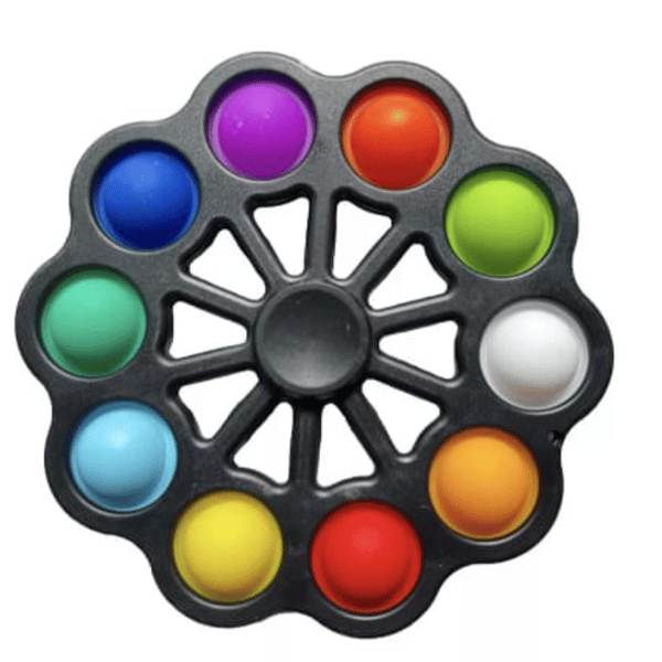 Slittålig Fidget Toy Simple Dimple Pop It Svart