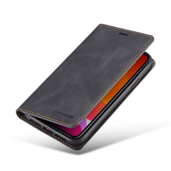 iPhone 12 Pro - Professional Impact Wallet Cover Röd