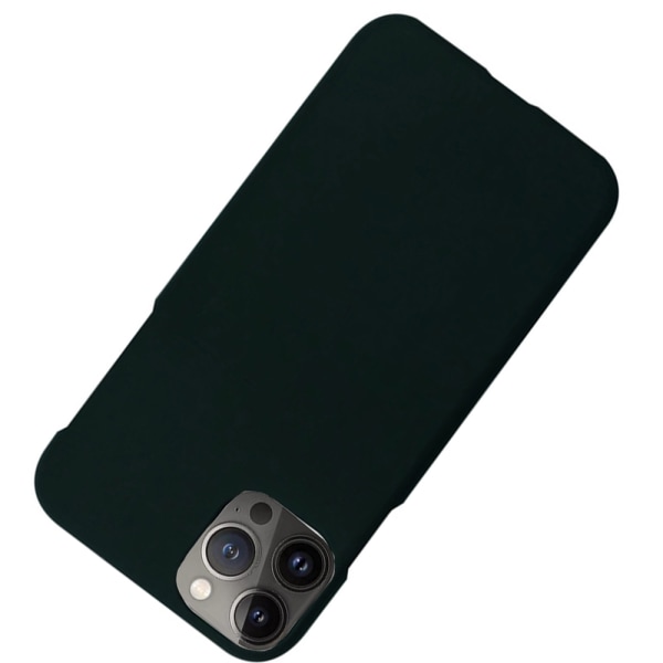 iPhone 13 Pro - Stilfuldt stødabsorberende silikonetui LEMAN Svart