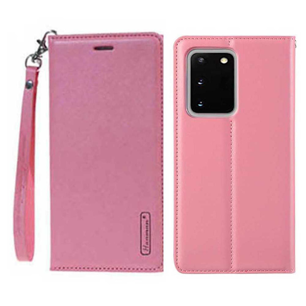 Samsung Galaxy S20 - Eksklusivt Hanman Wallet Cover Ljusrosa