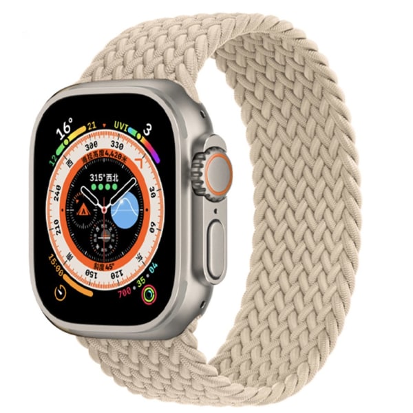 Elastinen Apple Watch -ranneke 42mm/44mm/45mm/49mm Grå L