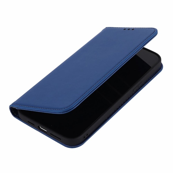 iPhone 12 - Stilrent Skyddande Plånboksfodral (FLOVEME) Ljusbrun