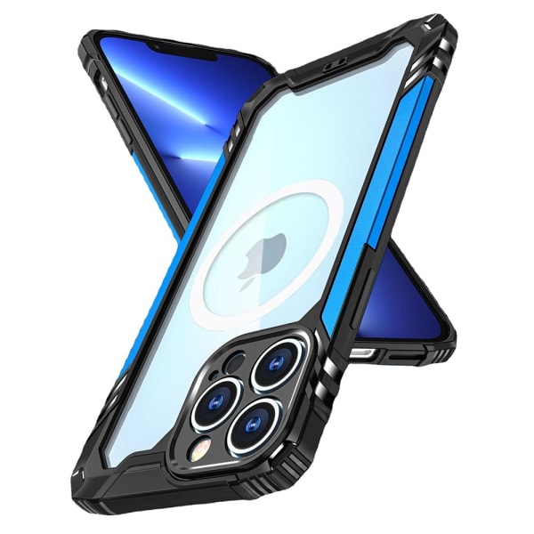 iPhone 12 Pro Max - Gennemtænkt beskyttelsescover Blå