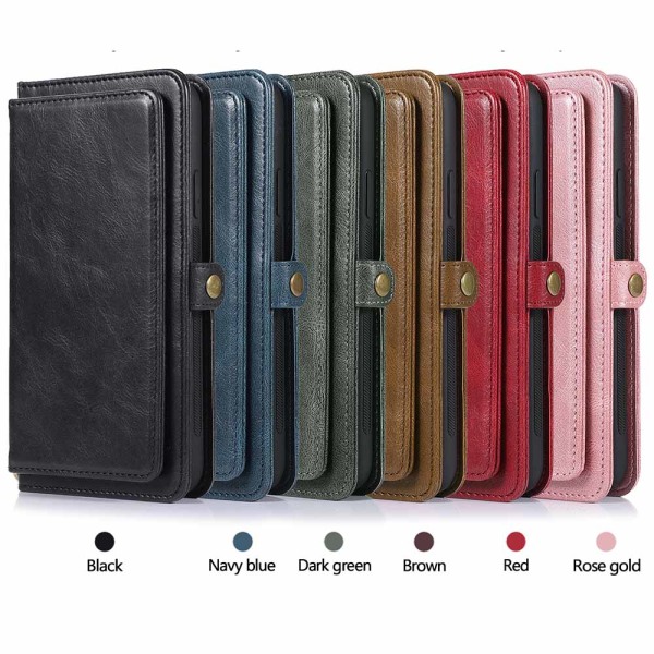 Stilig beskyttende lommebokdeksel - iPhone 11 Pro Max Mörkblå