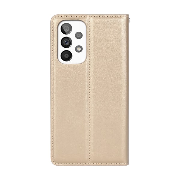 Samsung Galaxy A33 5G - Eksklusivt glatt HANMAN lommebokdeksel Marinblå