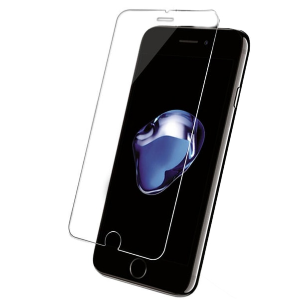iPhone 7 2-PACK Skærmbeskytter 9H 0,3mm Transparent/Genomskinlig