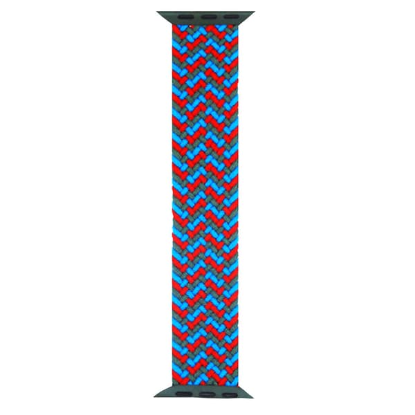 Apple Watch Armband 38/40/41mm  Elastiskt & Andningsbart Röd/Vit/Blå Small
