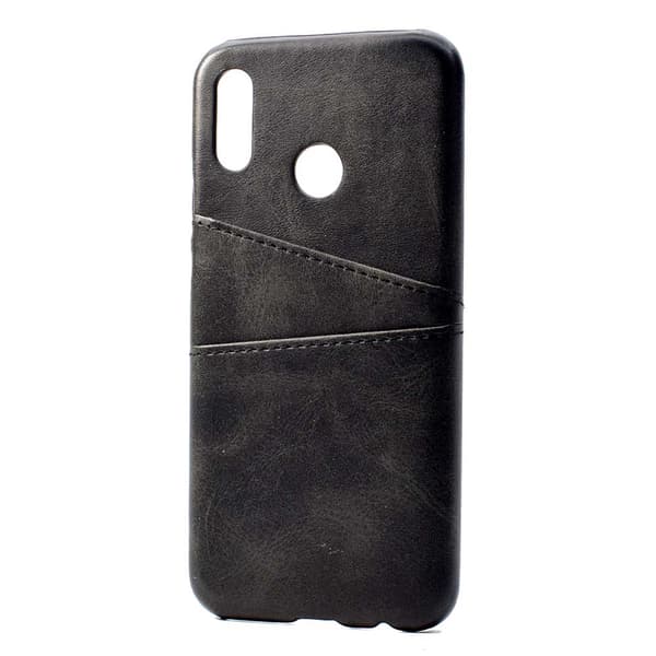 Samsung Galaxy A40 - Stilfuldt cover med kortrum Mörkblå