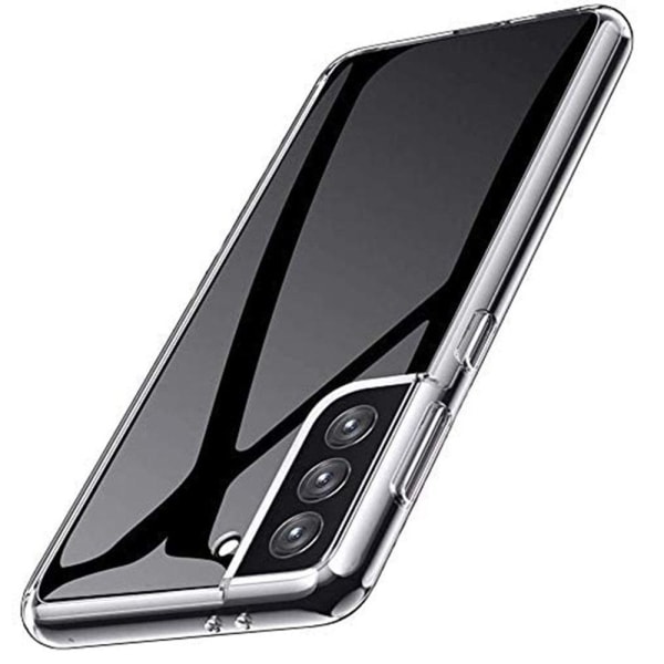 Samsung Galaxy S21 Plus - Tyylikäs silikonisuojakuori (FLOVE Transparent/Genomskinlig