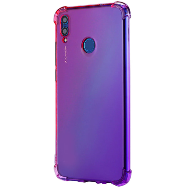 Huawei P Smart 2019 - Elegant silikondeksel Blå/Rosa
