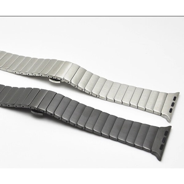Apple Watch 38mm - Stilig stållenke i rustfritt stål Svart