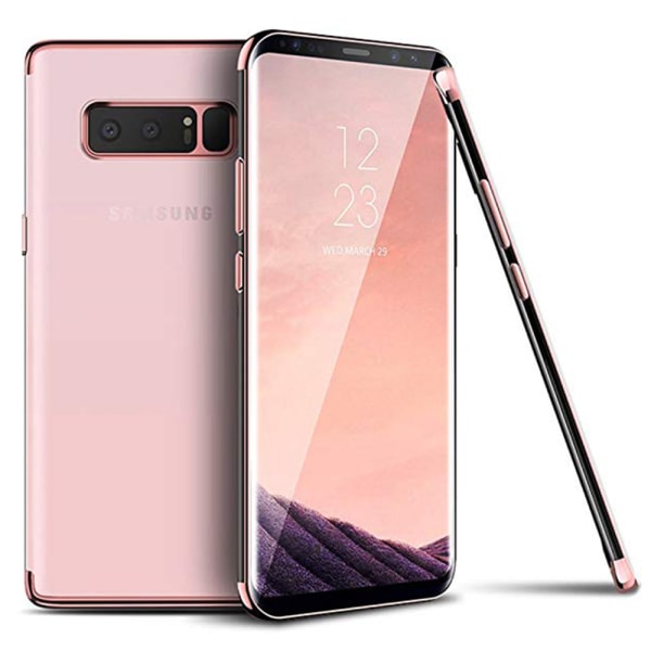 Samsung Galaxy Note 8 - Iskuja vaimentava silikonikuori Roséguld Roséguld