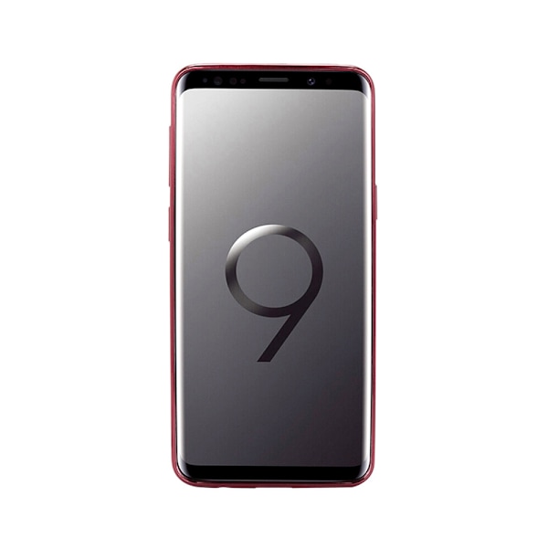 Effektfullt Skal i mjuk Silikon till Samsung Galaxy S9 Röd