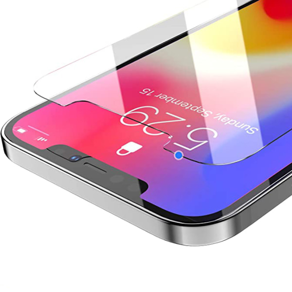 iPhone 12 skærmbeskytter 9H 0,3 mm Transparent/Genomskinlig Transparent/Genomskinlig