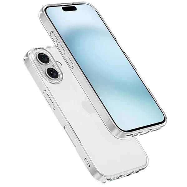 iPhone 16 Plus Leman Skal  Transparent & reptåligt