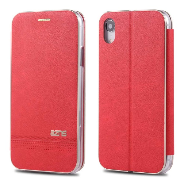 iPhone X/XS - Exklusivt Praktiskt Plånboksfodral (YAZUNSHI) Röd