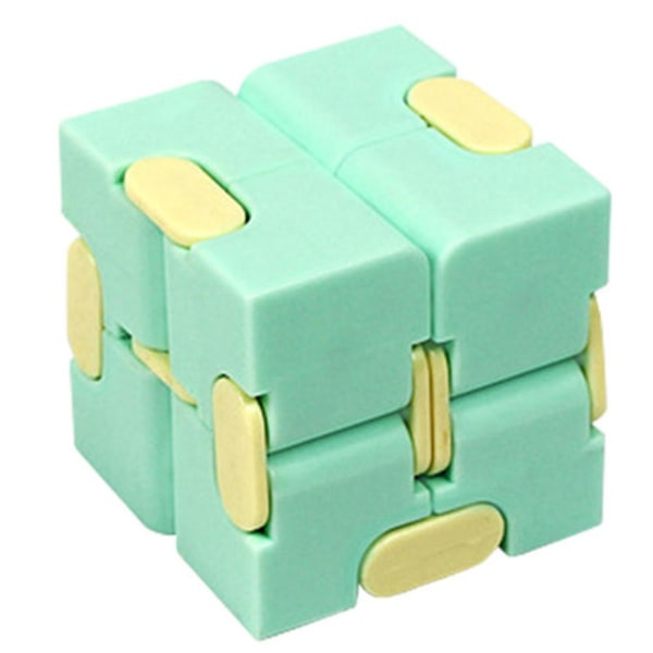 Fidget Toy / Infinity Cube Ångestlindrande Stresslindrande Gul