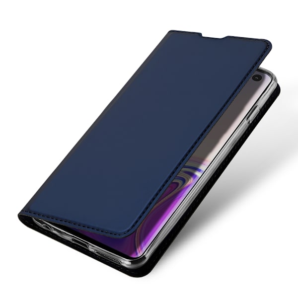 Samsung Galaxy S10+ - Exklusivt Fodral med Kortfack Guld