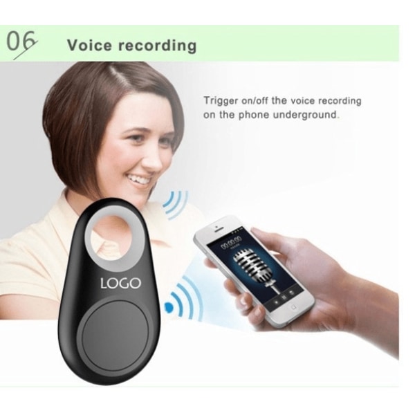 Bluetooth Nyckelhittare Keyfinder Tracker Vit