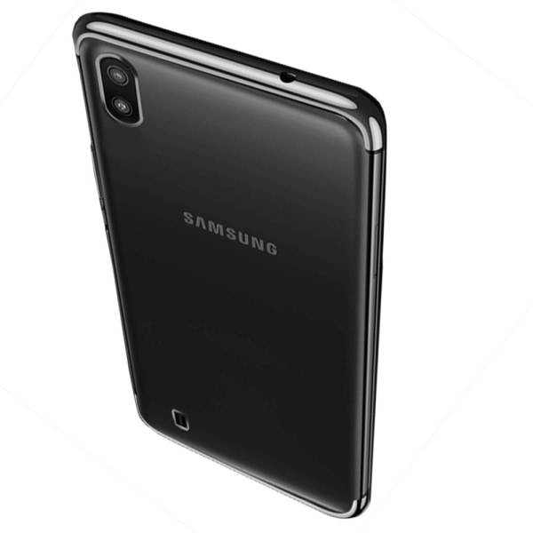 Samsung Galaxy A10 - Robust glatt silikondeksel (Floveme) Svart