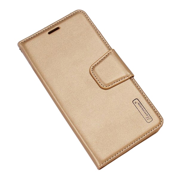 Samsung Galaxy S24 - Elegant HANMAN Plånboksfodral Gold