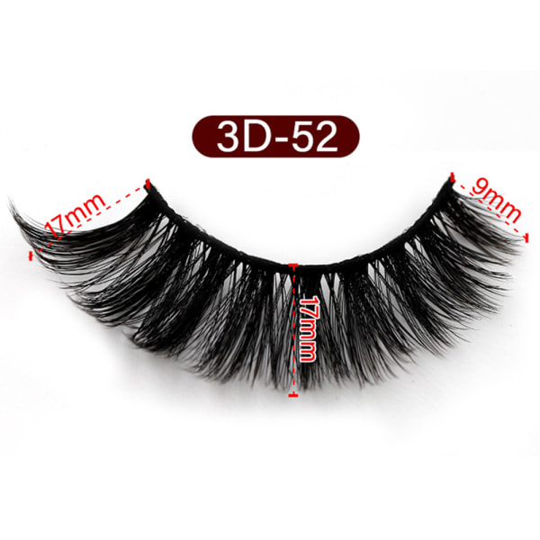 Eleganta 5-Par 3D Lösögonfransar 3D-55