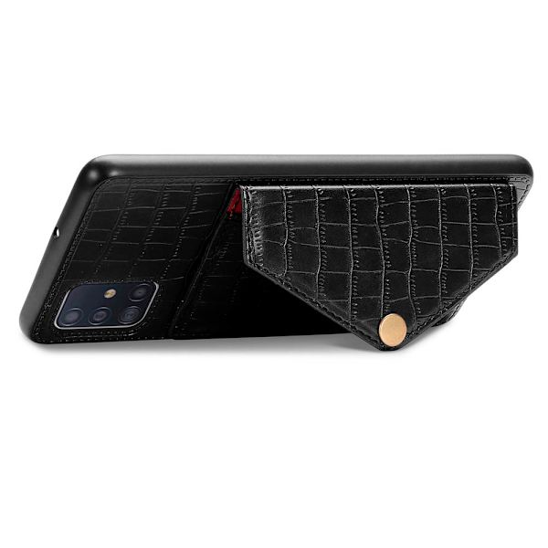 Robust Skal med Korthållare - Samsung Galaxy A71 Grön