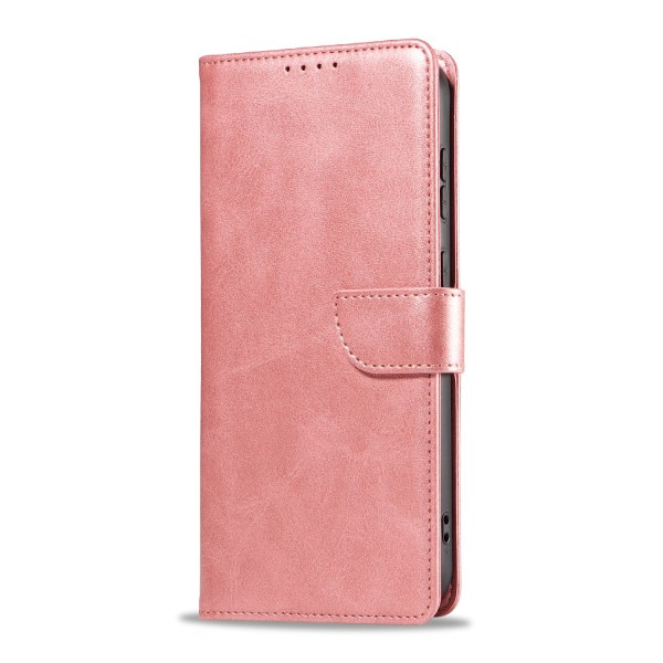 S24 - Elegnat Läderplånboksfodral i 6 färger Pink gold