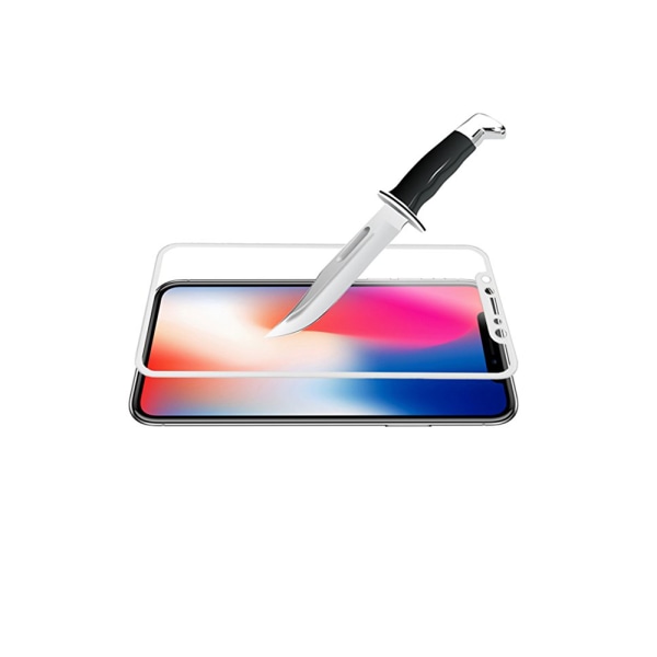 MyGuard Sk�rmskydd 2-PACK (Aluminium-ram) iPhone X Röd