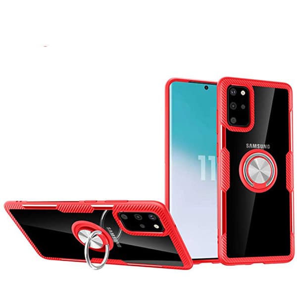 Skal med Ringhållare - Samsung Galaxy S20 Plus Blå Blå