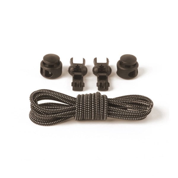 Snørebånd (Elastisk) 100cm - Holdbar Mörk Militärgrön