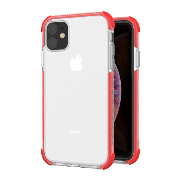 iPhone 11 Pro - Stilfuldt kraftfuldt silikonetui Röd