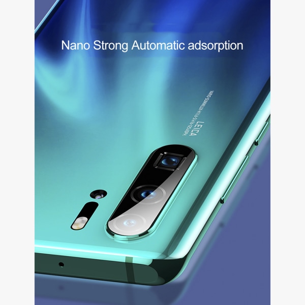Aluminiumslegeringsramme Kameralinsebeskytter Huawei P30 Pro Grön