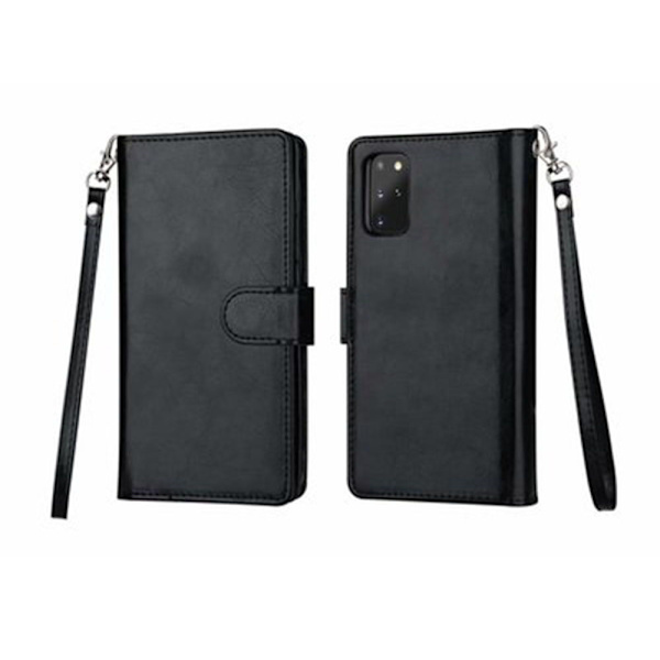 Samsung Galaxy S20 Plus - Praktiskt 9-Kort Plånboksfodral FLOVEME Svart