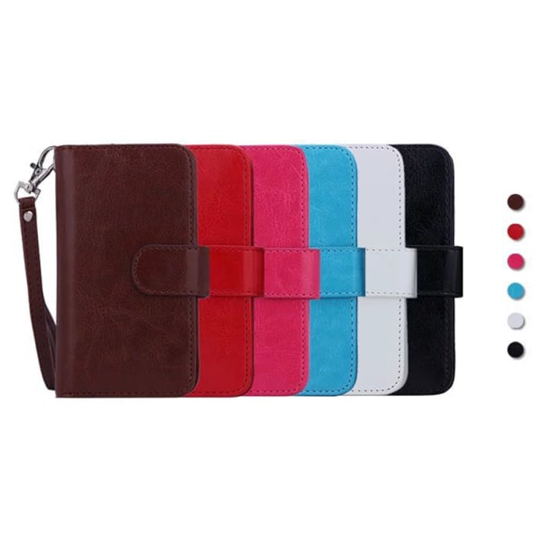 Elegant Wallet Case (9-kort) iPhone XR (LEMAN) Brun