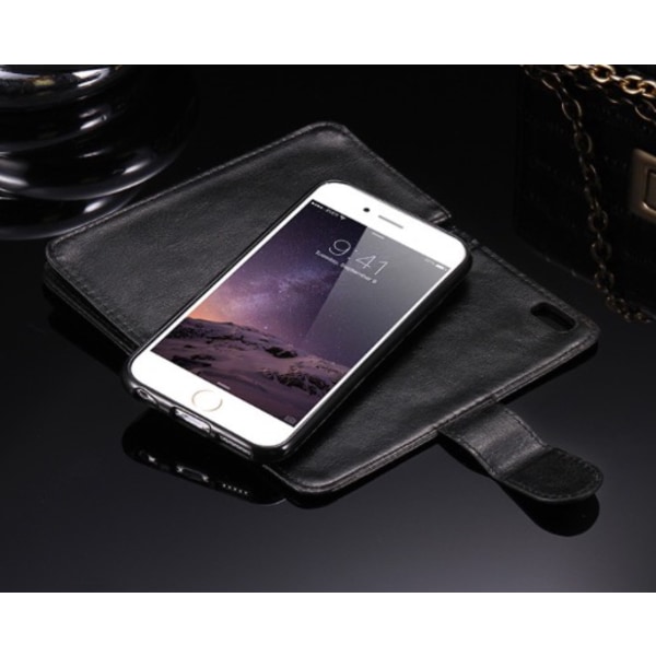 Smart Stilsäkert 9-korts Plånboksfodral iPhone 8 PLUS FLOVEME Turkos