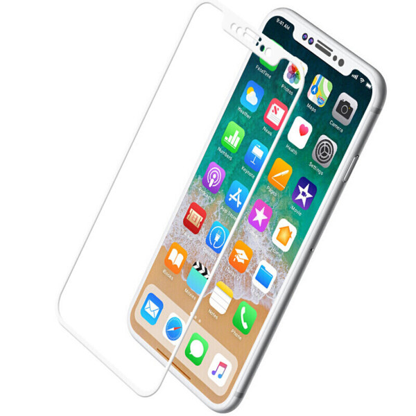 HuTech's 3-PACK Carbon Screen Protector til iPhone XS Max Vit
