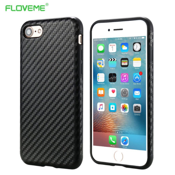 FLOVEME (ORIGINAL) BLACK tyylikäs kotelo iPhone 7:lle Svart