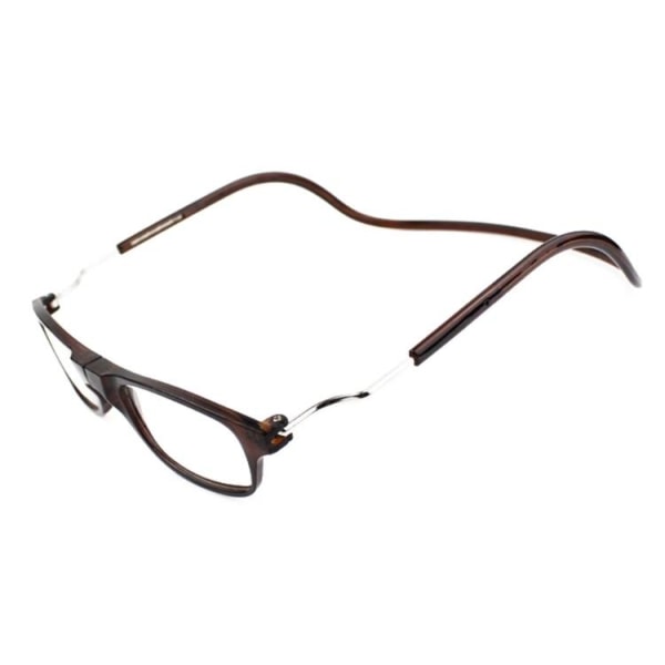 Smarta Läsglasögon med Magnet Vinröd 1.5