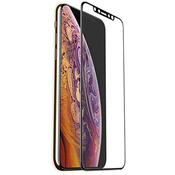 iPhone 11 Pro Max 10-PACK Näytönsuoja Carbon 9H 3D/HD Vit Vit