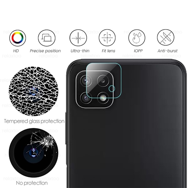 Samsung Galaxy A03 4G Kameralinsskydd HD-Clear 0,2mm Transparent