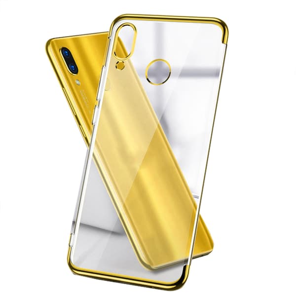 Exklusivt Silikonskal - Huawei P Smart 2019 Silver Silver