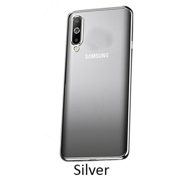 Samsung Galaxy A70 - Stötdämpande Silikonskal (FLOVEME) Guld