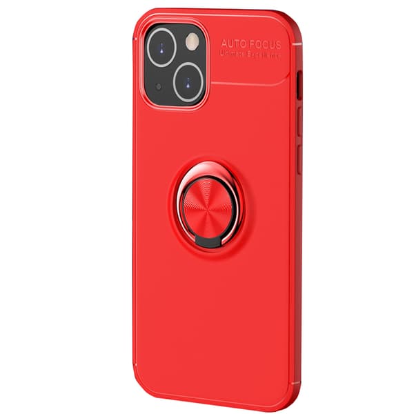 Shockproof Skal med Ringhållare kompatibelt med iPhone 13 Blå
