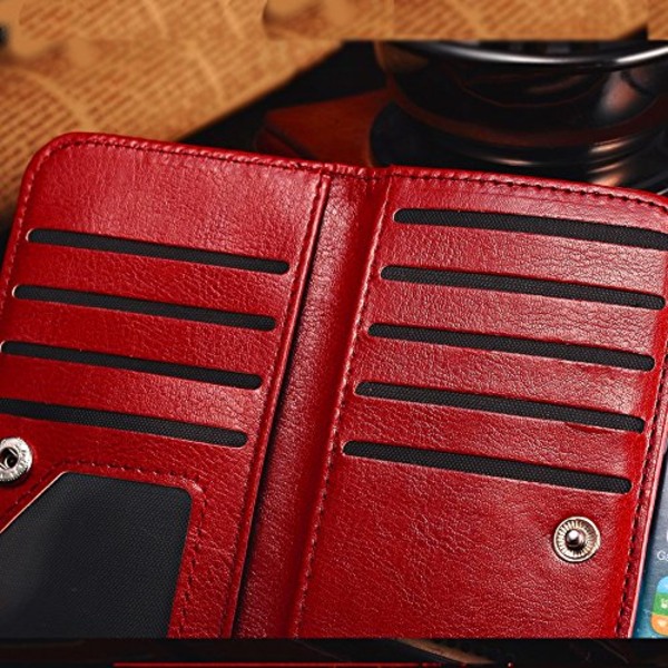 iPhone 6/6S - Stilrent Plånboksfodral i Läder från ROYBEN (RÖD) Röd