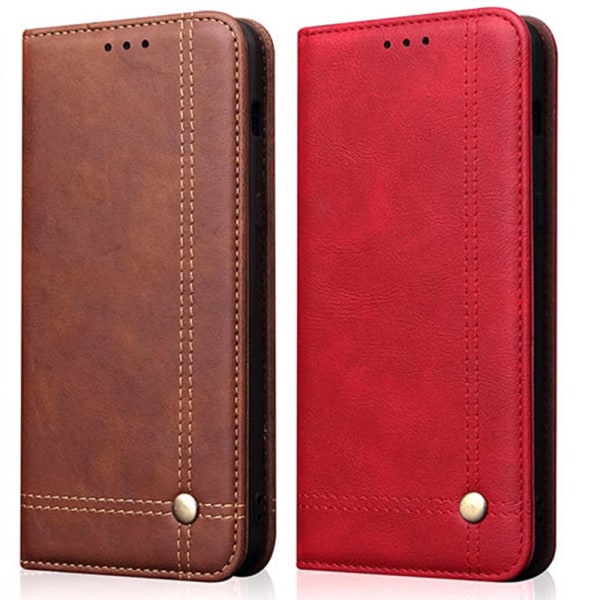 Ammattimainen tyylikäs lompakkokotelo - iPhone 11 Pro Röd