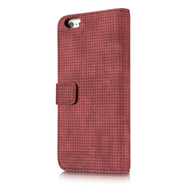 Stilrent -Vintage Mesh- Plånboksfodral för iPhone 6/6S Brun